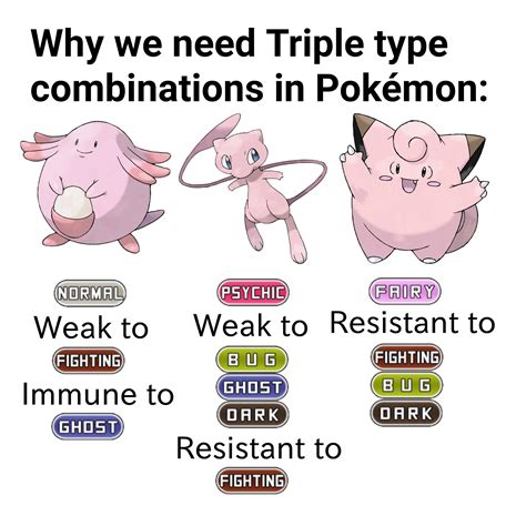 triple type pokemon